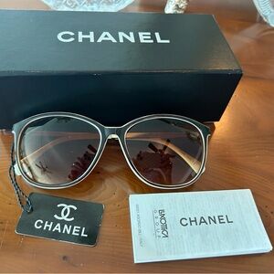 CHANEL Black Sunglasses New